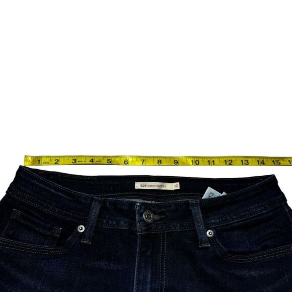 Levi's 529 Bootcut Jeans Blue Size 10 - Picture 6 of 9
